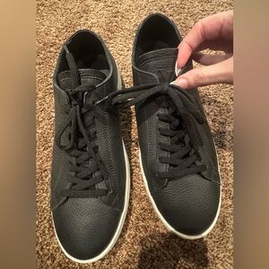 Louis Vuitton Black Leather Men's Sneakers